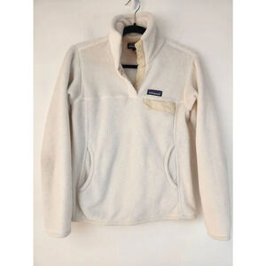 Patagonia Womens Retool Pullover Jacket White Small